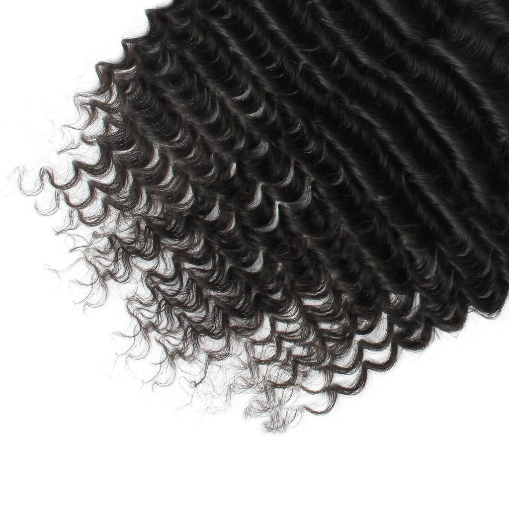 Deep Wave 13x6 HD Lace Human Hair Frontal Private Label