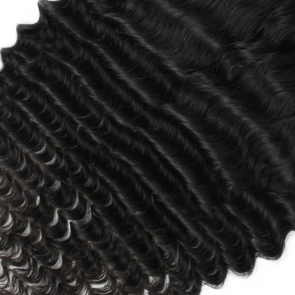 Deep Wave 13x6 HD Lace Human Hair Frontal Private Label