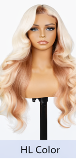 Black 24' Transparent Lace Front Wig Preplucked Long Big Wave Brazilian Human Hair Body Wave Frontal