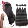 Sleek Peruvian Straight Hair Bundles Remy Hair Weave 8 To 30 Inches Extension100% Real Natural Human Hair Can Buy 3 Or 4 Bundles Sleek Colorful Hair Store