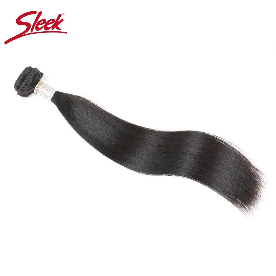 Sleek Peruvian Straight Hair Bundles Remy Hair Weave 8 To 30 Inches Extension100% Real Natural Human Hair Can Buy 3 Or 4 Bundles Sleek Colorful Hair Store