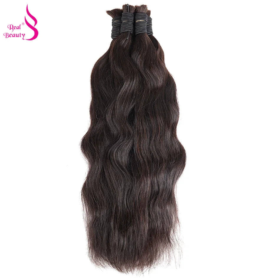 Human Braiding Hair No Weft Bulk Hair Bundles 100% Vietnam Virgin Human Hair 50g 100g Natural Straight Black Brown 45-70cm The Hair Plug