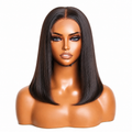 KB 150% Density 5x5 Glueless Lace Closure Bob Wig – Straight Kulture Beauty