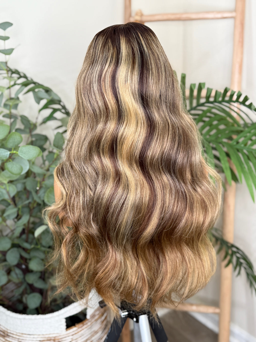 Honey Blonde Balayage Wave Wig Fula Beauty