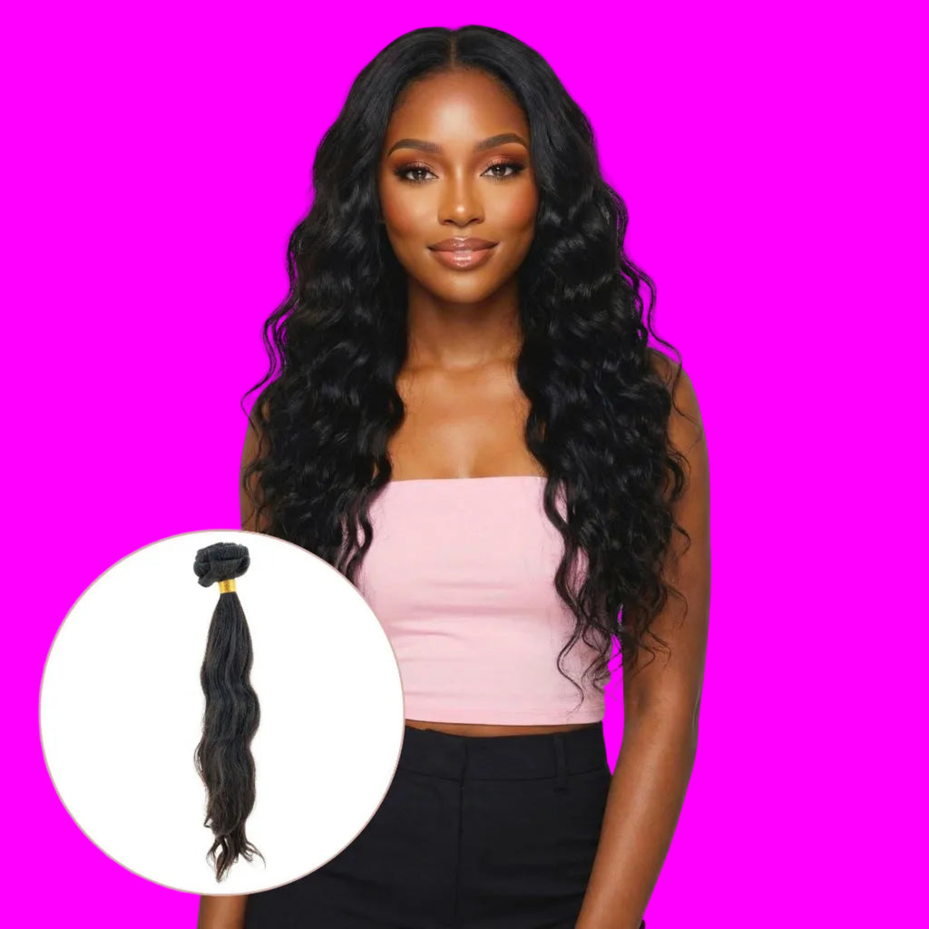 Indian Curly Natural Black Clip-in 100% Human Hair Extensions