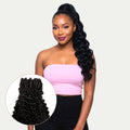 Jerry Curl 100% Human Hair Ponytail Extension Private Label