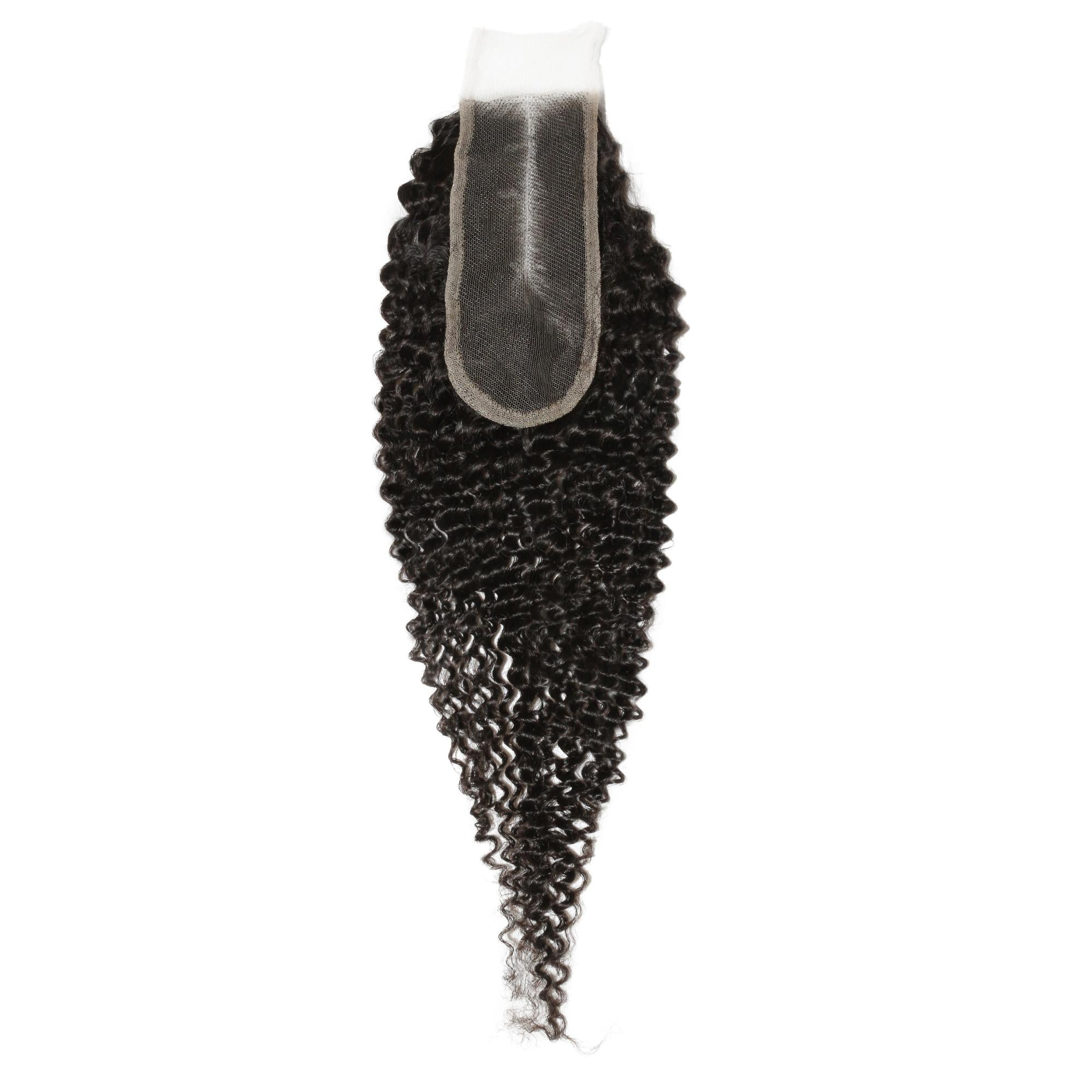 Jerry Curl 2x6 Transparent Lace Human Hair Closure Private Label