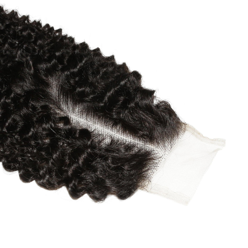 Jerry Curl 2x6 Transparent Lace Human Hair Closure Private Label