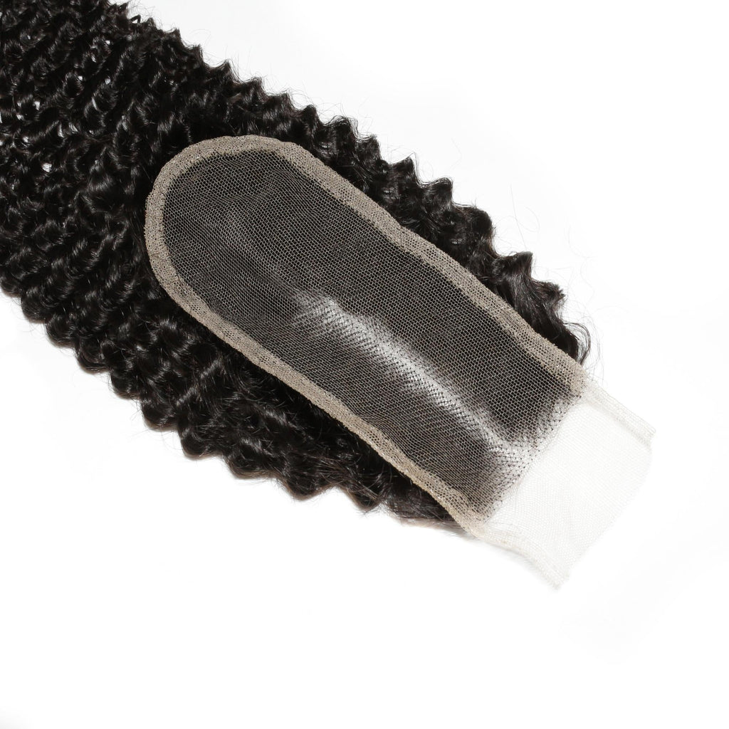 Jerry Curl 2x6 Transparent Lace Human Hair Closure Private Label