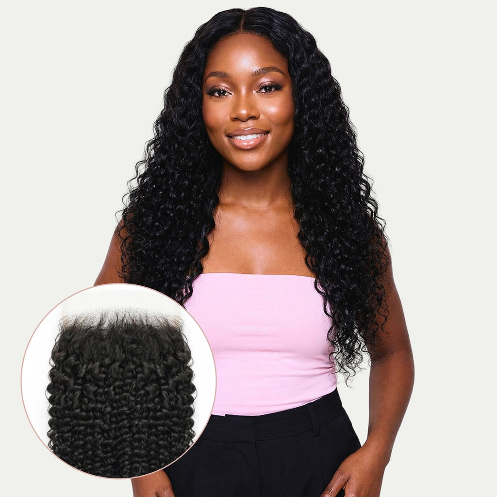 Jerry Curl 5x5 HD Lace Human Hair Closure Private Label