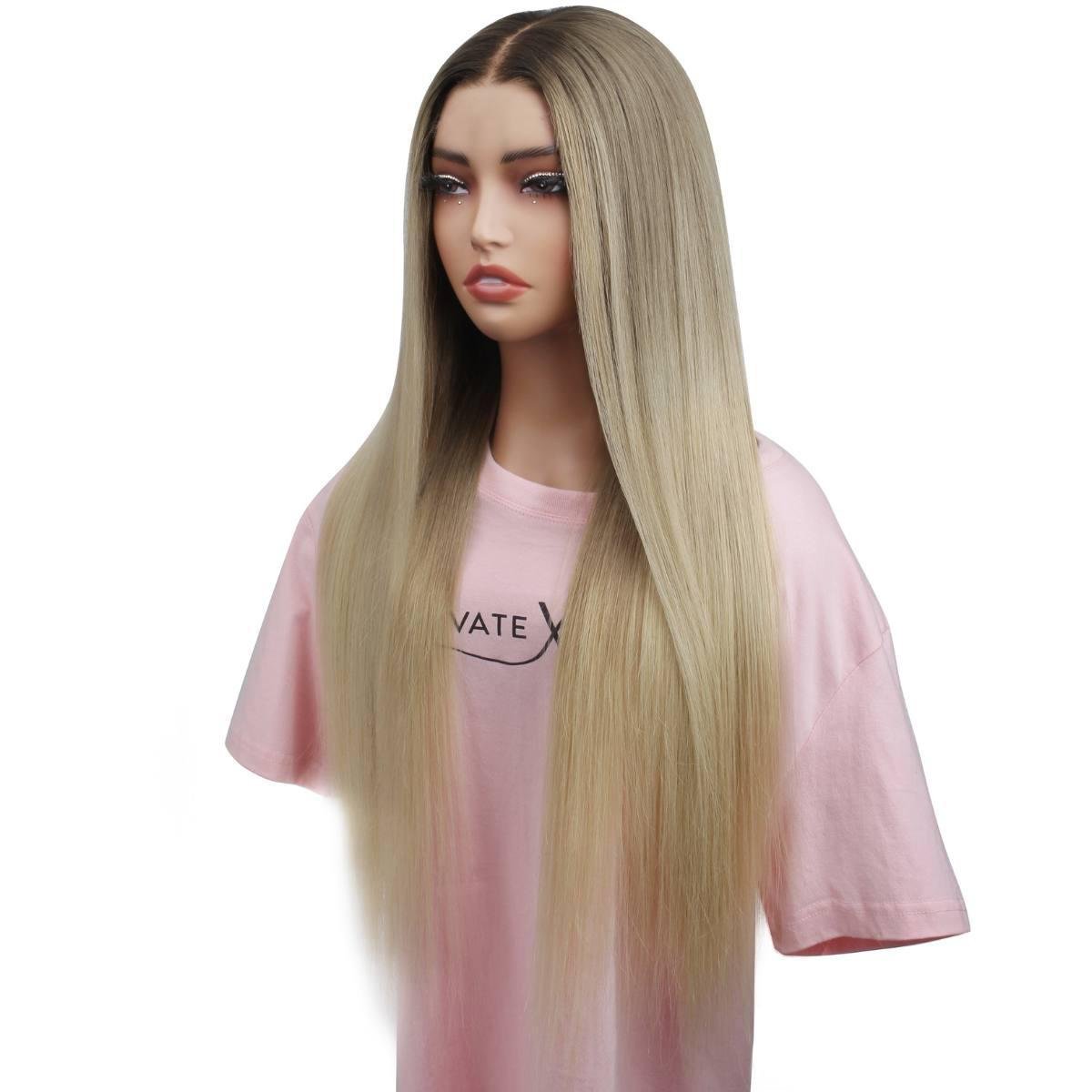 Raw Jezebel Glueless 5x5 HD Lace Professionally Colored 100% Human Hair Closure Wig Private Label