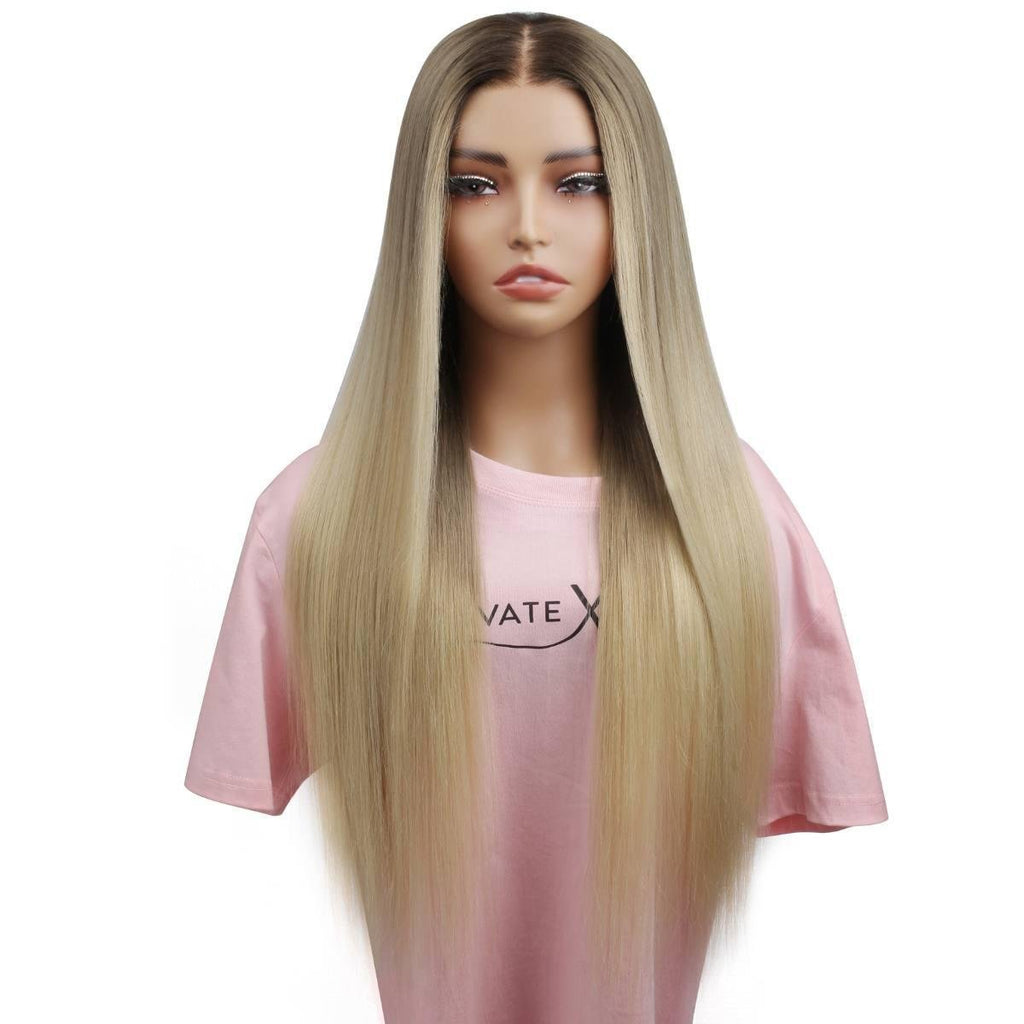 Raw Jezebel Glueless 5x5 HD Lace Professionally Colored 100% Human Hair Closure Wig Private Label