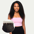 Kinky Straight 7x7 HD Lace Human Hair Closure Private Label