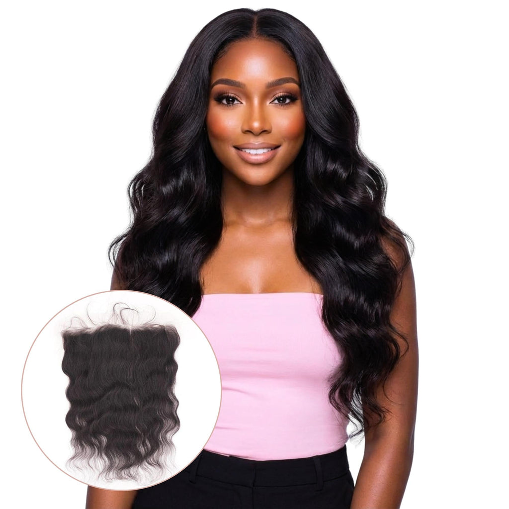 Loose Wave 13x4 HD Lace Human Hair Frontal Private Label