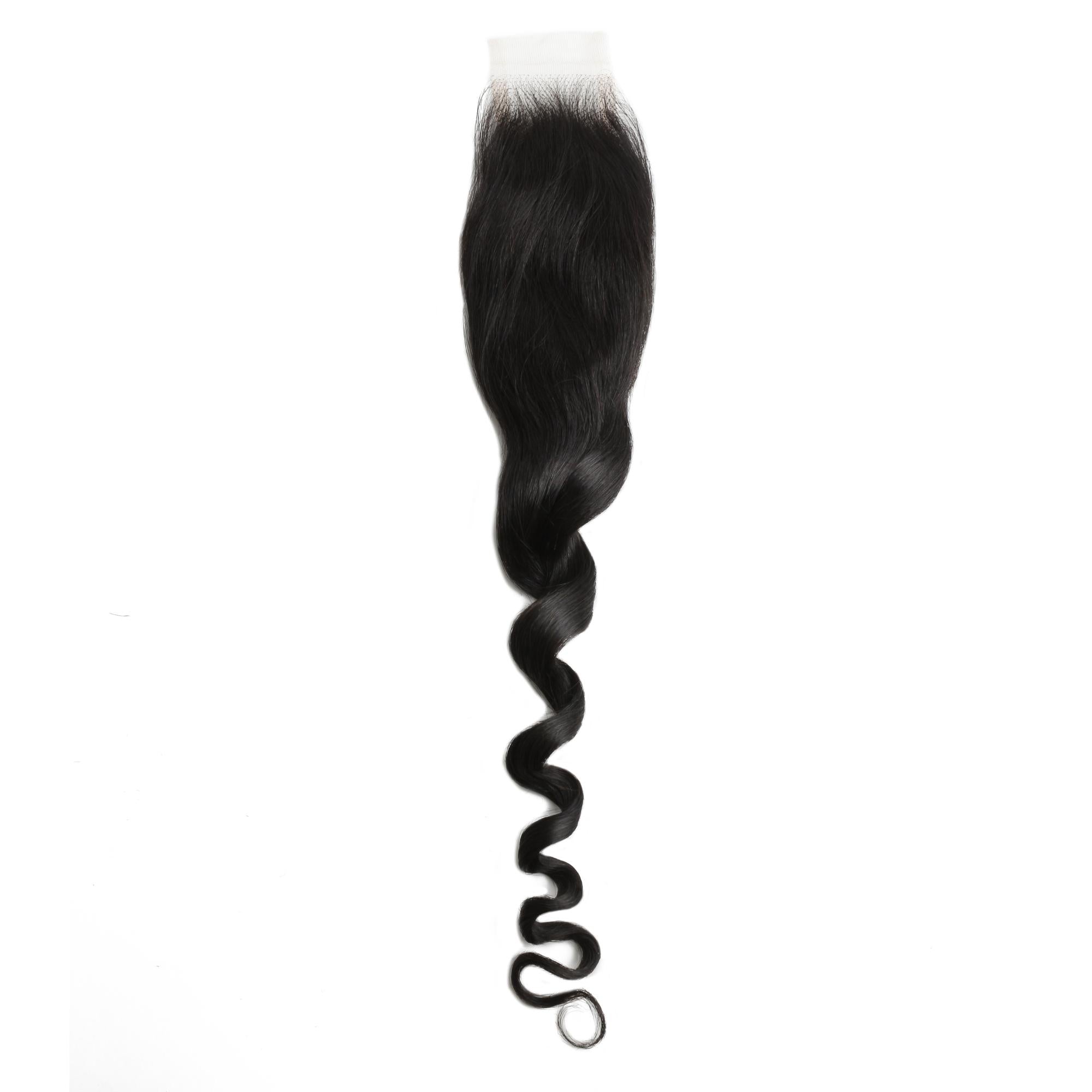 Loose Wave 2x6 HD Lace Human Hair Closure Private Label