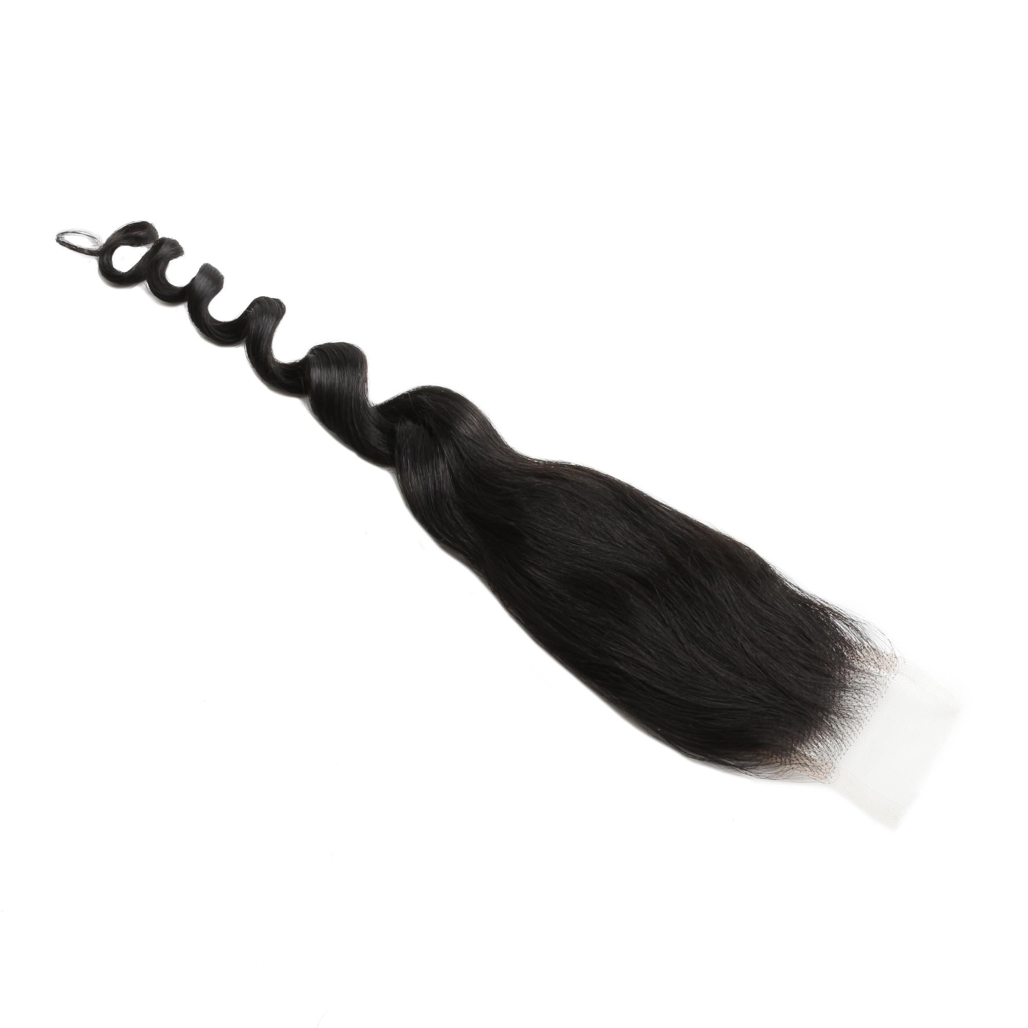 Loose Wave 2x6 HD Lace Human Hair Closure Private Label