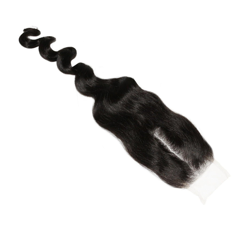 Loose Wave 2x6 Transparent Lace Human Hair Closure Private Label