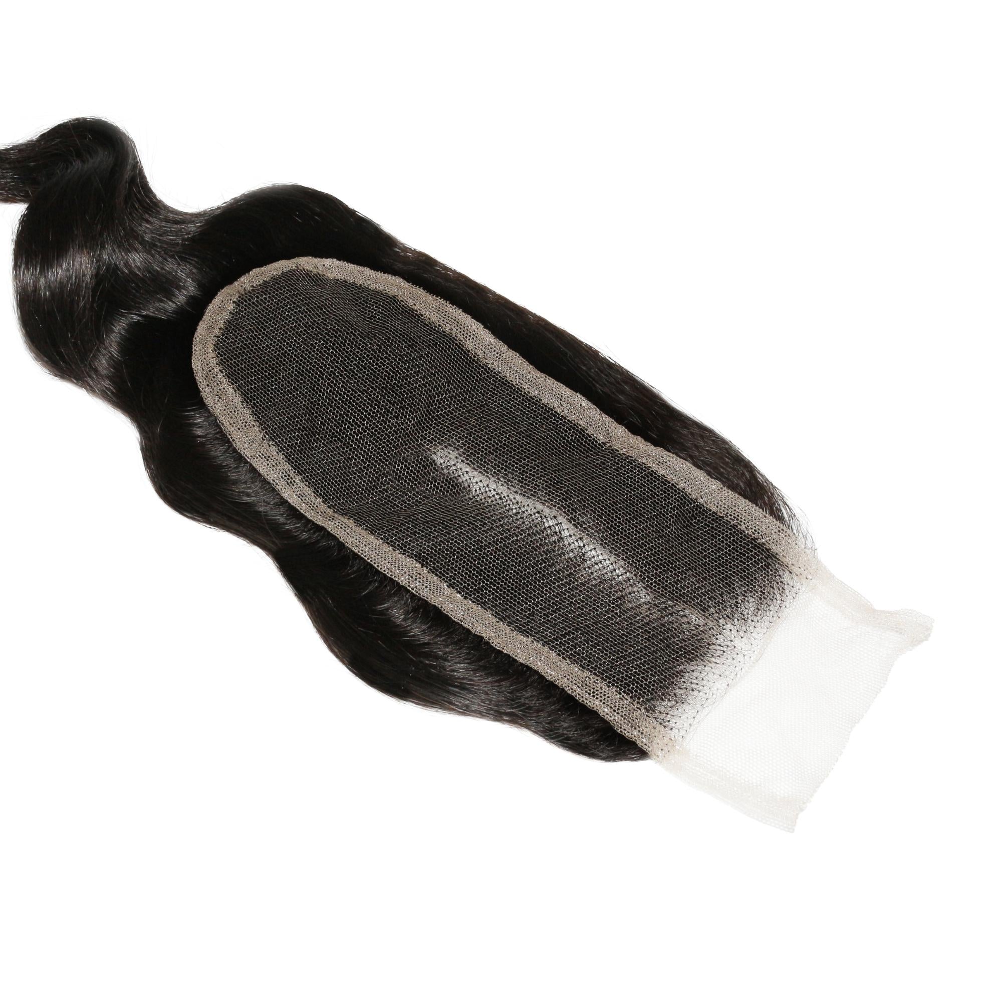 Loose Wave 2x6 Transparent Lace Human Hair Closure Private Label