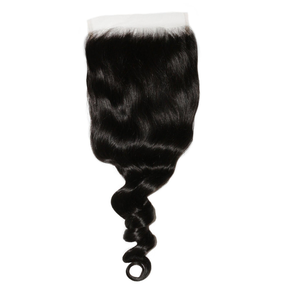 Loose Wave 6x6 HD Lace Human Hair Closure Private Label