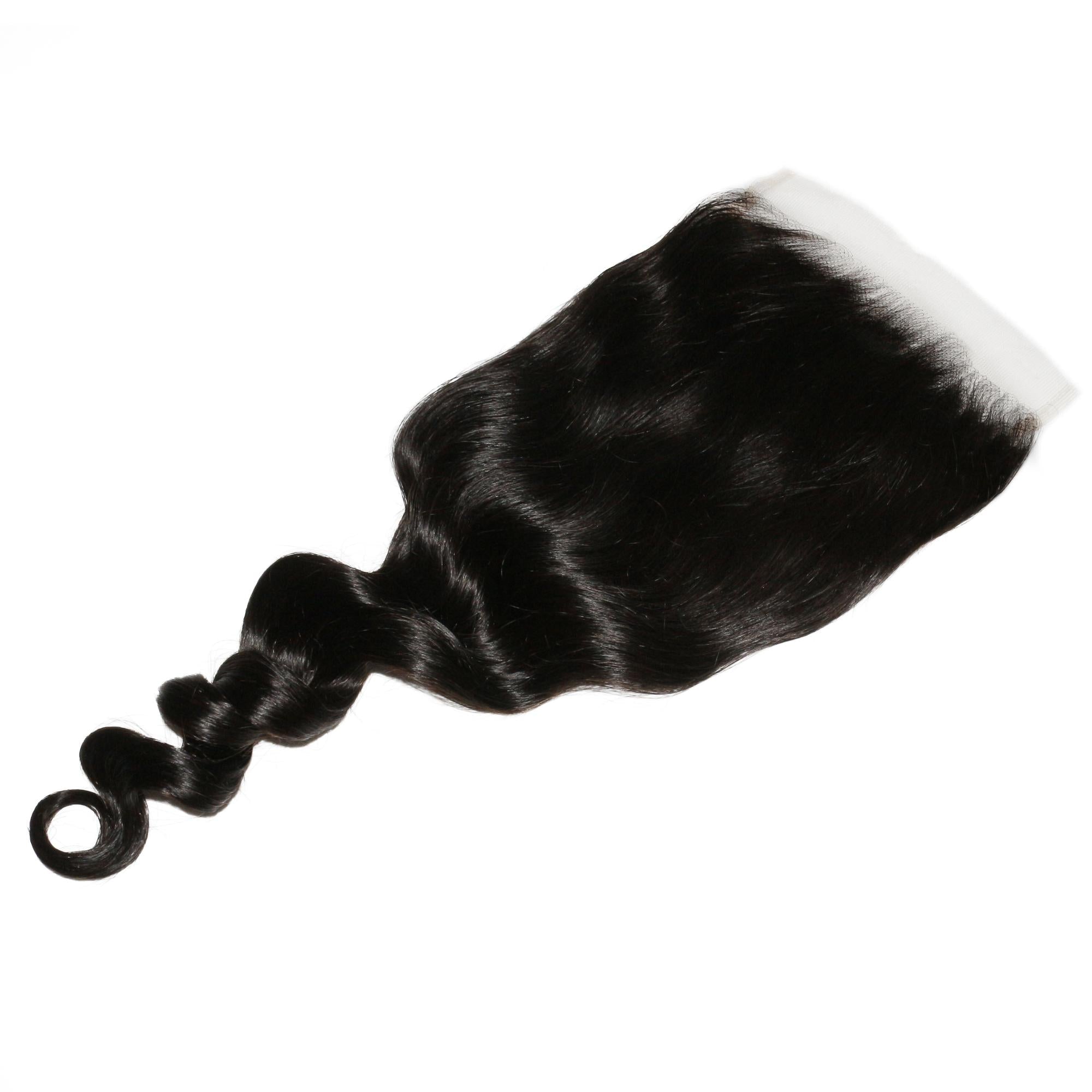 Loose Wave 6x6 HD Lace Human Hair Closure Private Label
