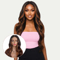 Raw Luscious Glueless 5x5 HD Lace Professionally Colored 100% Human Hair Closure Wig Private Label