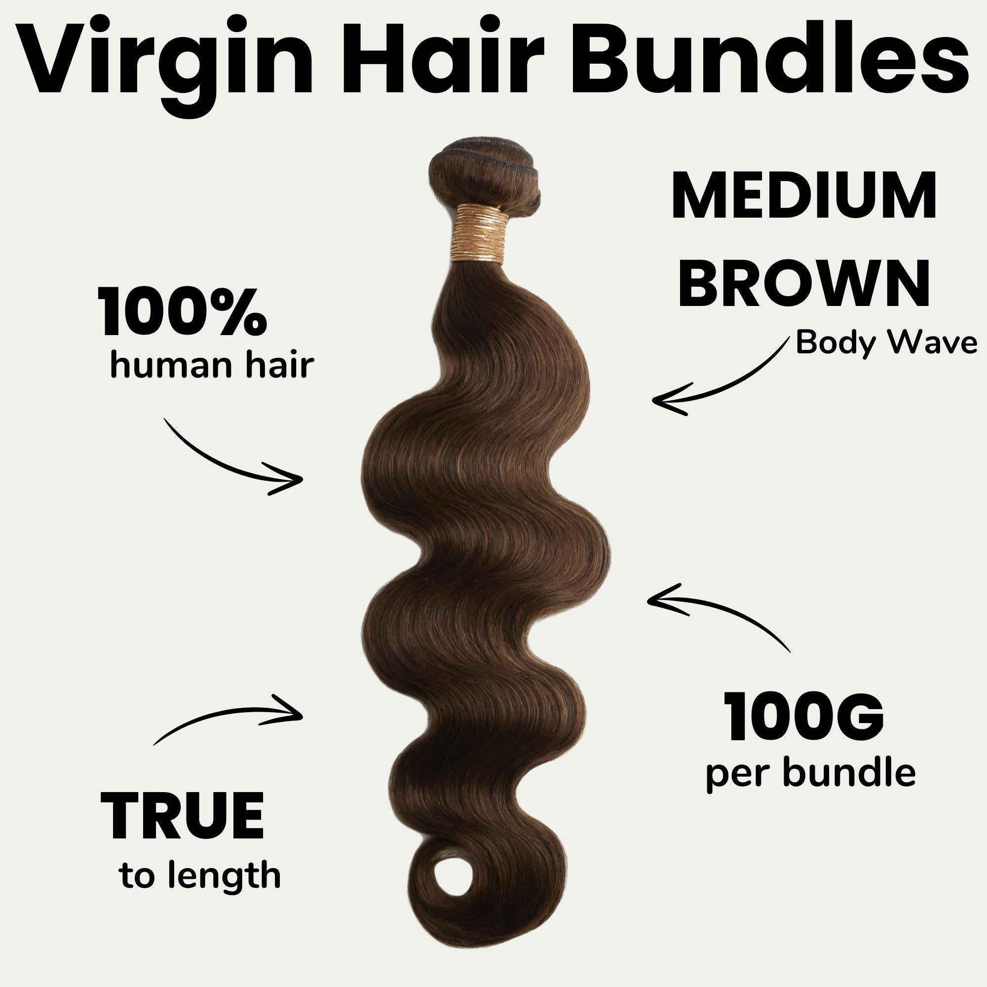"Body Wave Hair Bundle — styled look"