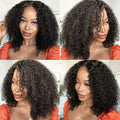 Mongolian | Kinky Curly | Human Hair | Lace Front | Lace Closure Wig Luxegan