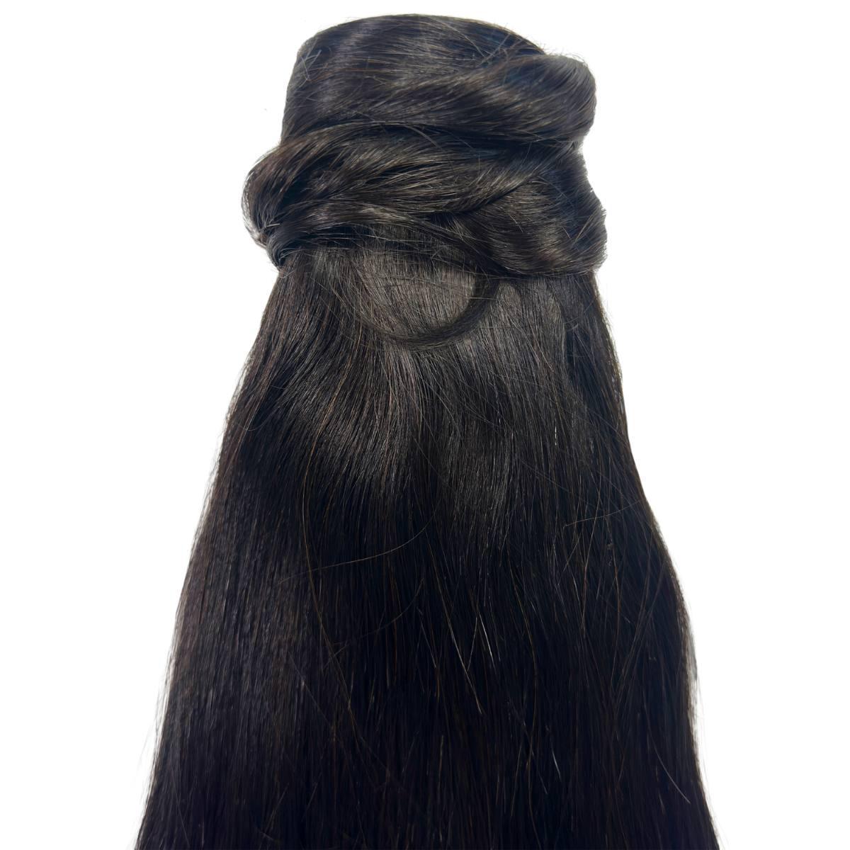 Natural Black 100% Human Hair Ponytail Extension Private Label