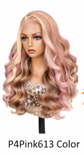 Black 24' Transparent Lace Front Wig Preplucked Long Big Wave Brazilian Human Hair Body Wave Frontal