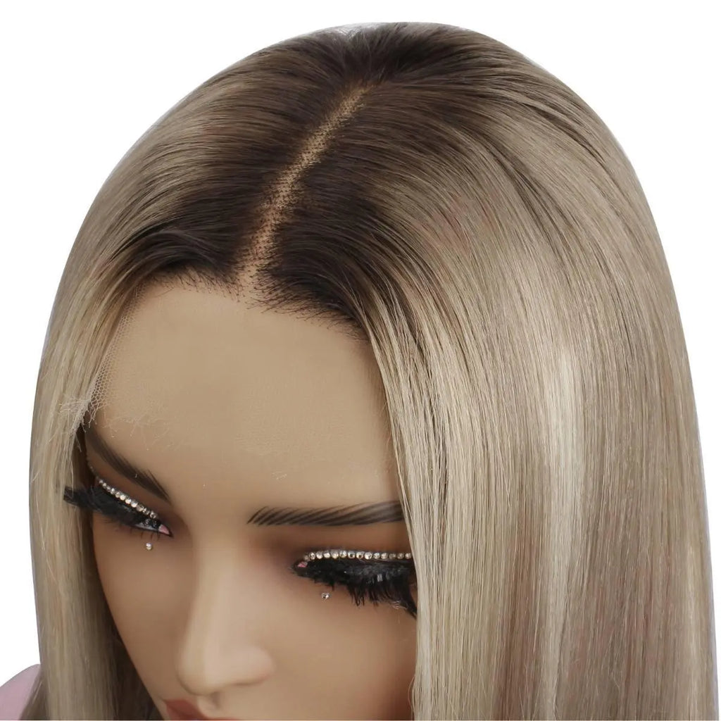 Penelope Glueless 5x5 HD Lace Professionally Colored 100% Human Hair Closure Wig Private Label