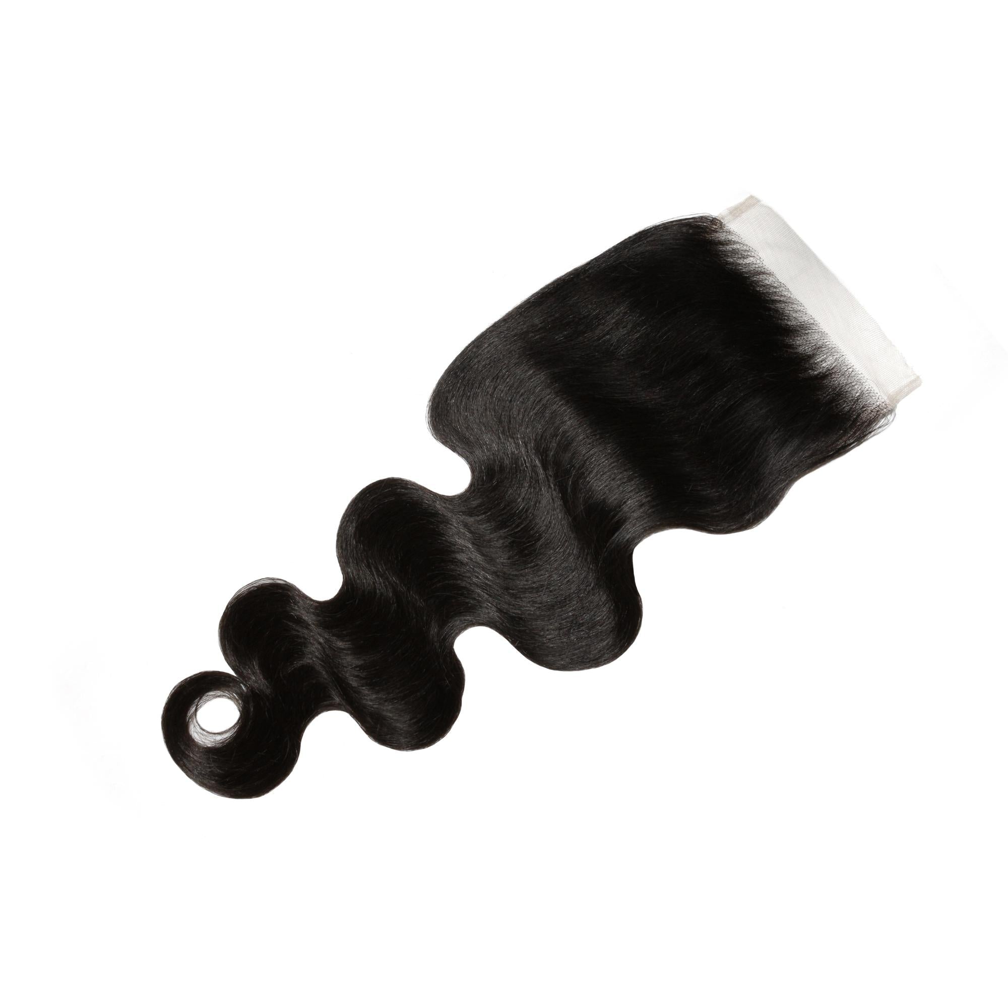 Raw Body Wave 5x5 HD Lace Human Hair Closure Private Label
