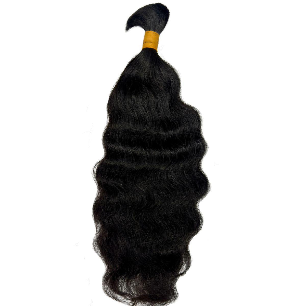 Raw Indian Curly Bulk 100% Human Braiding Hair Private Label