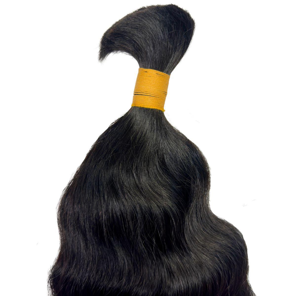 Raw Indian Curly Bulk 100% Human Braiding Hair Private Label