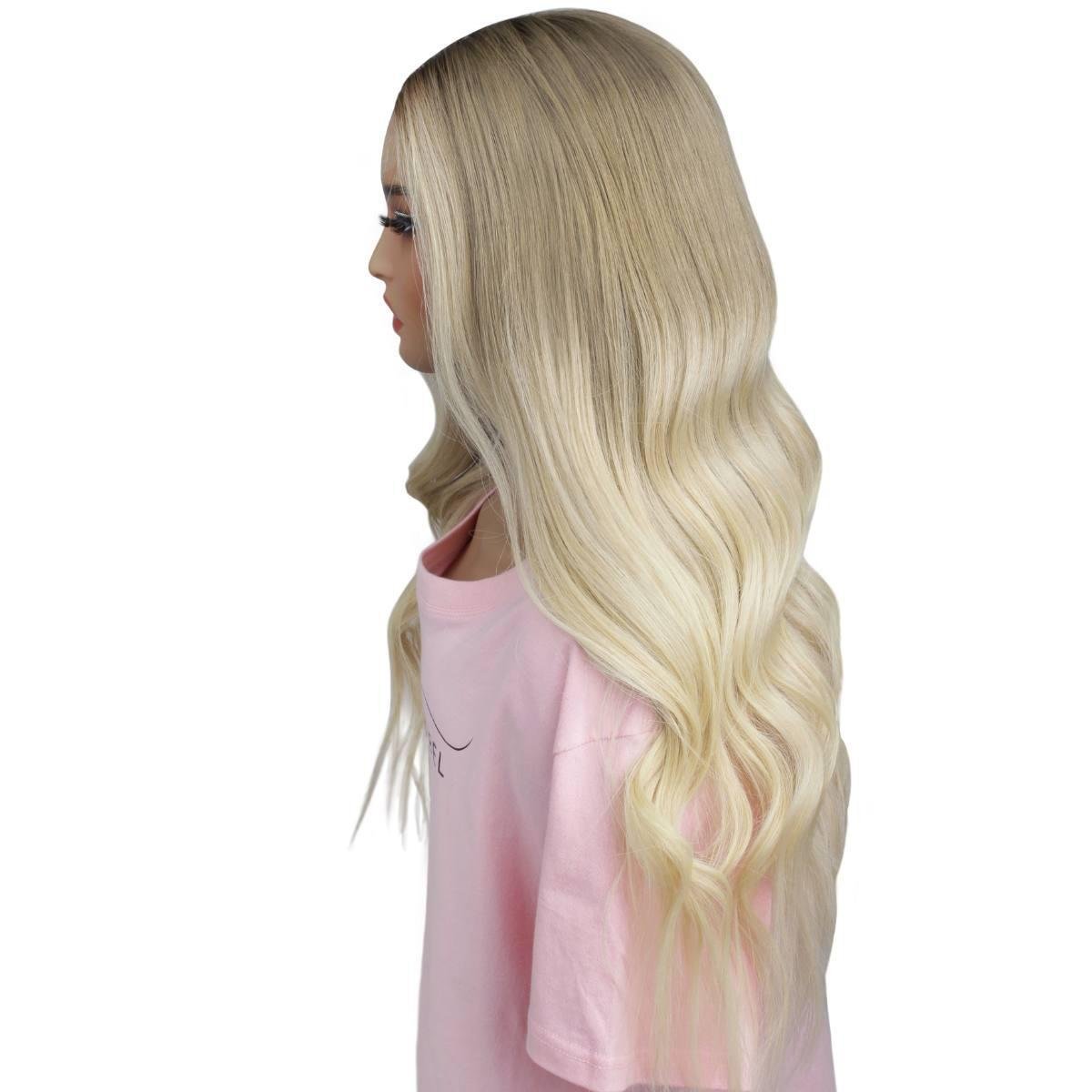 Raw Ruby Glueless 5x5 HD Lace Professionally Colored 100% Human Hair Closure Wig Private Label