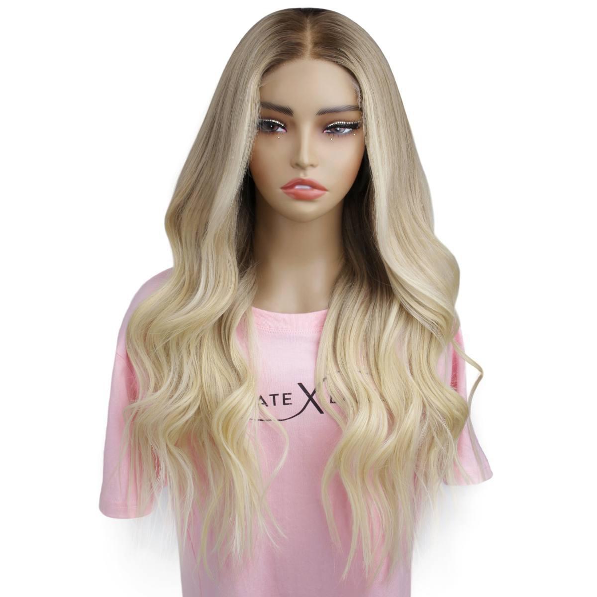 Raw Ruby Glueless 5x5 HD Lace Professionally Colored 100% Human Hair Closure Wig Private Label
