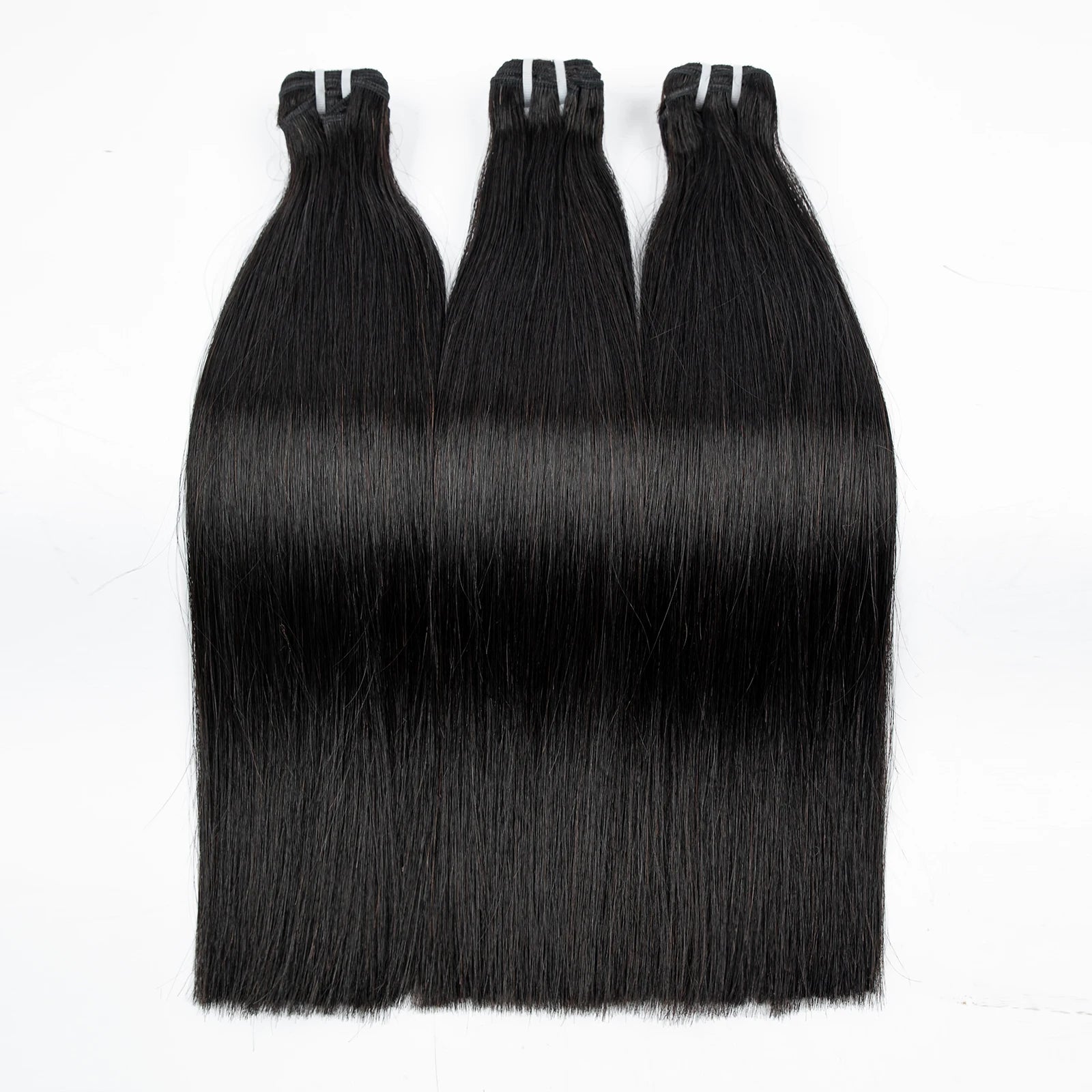 16A Raw Human Hair Bundles Bone Straight Double Drawn Unprocessed Virgin Vietnamese Hair Bundle Extensions Ombre Natural Color The Hair Plug