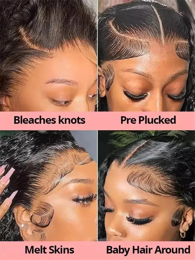 30 40 Inch Water Wave Glueless Wigs Human Hair Curly 13x6 13x4 HD Frontal Wigs 300% Deep Wave Wigs Wear Go 7x5 HD Lace Wig Sale StellarWig Store