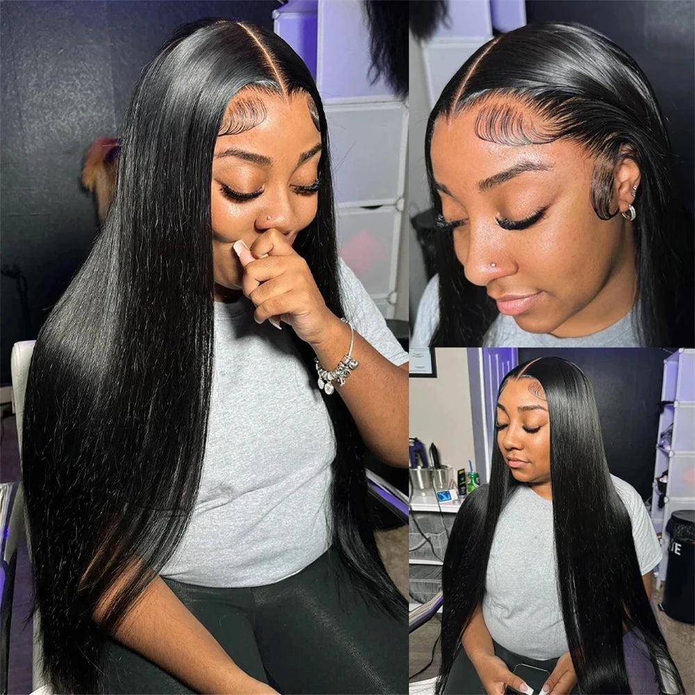 Brazilian Bundles Raw 100% Human Hair Bone Straight Hair Extensions Bulk For Braiding 14-32 Inch Bundles Double Weft Hair Weave The Hair Plug
