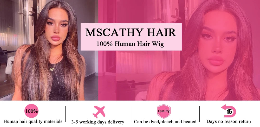 13x6 Blonde Ombre Human Hair Wigs For Women Short Straight Bob Lace Front Wig With Roots 13x4 HD Transparent Lace Remy Hair Wig The Hair Plug