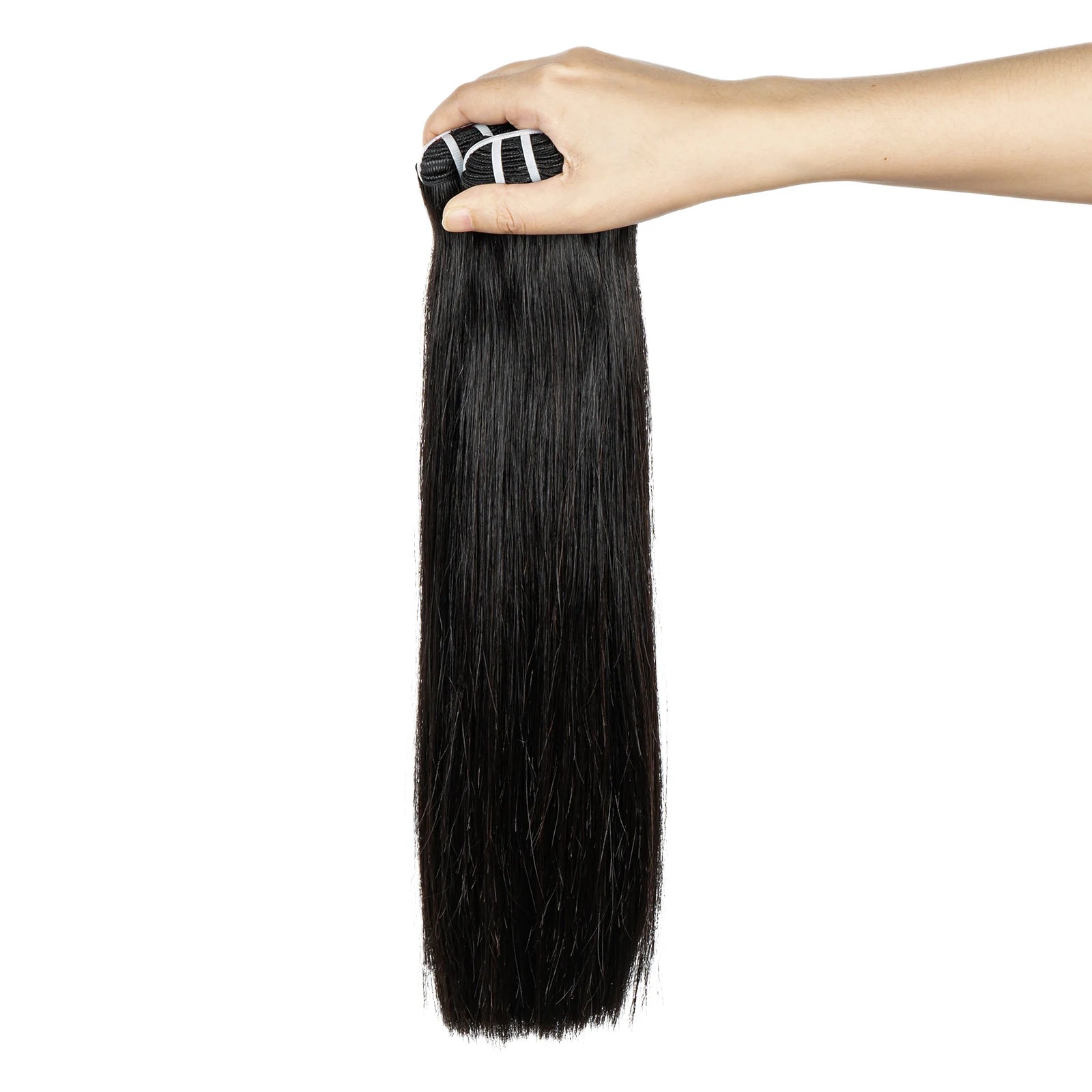 16A Raw Human Hair Bundles Bone Straight Double Drawn Unprocessed Virgin Vietnamese Hair Bundle Extensions Ombre Natural Color The Hair Plug