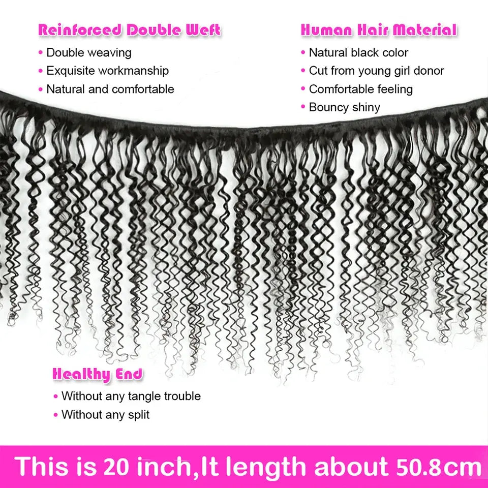 Upermall Soft Jerry Curly Weave Human Hair 1/3/4 Bundles Deals On Sale 30Inch 100% Brazilian Remy Kinky Curly Hair Natural Color Upermall Hair Store