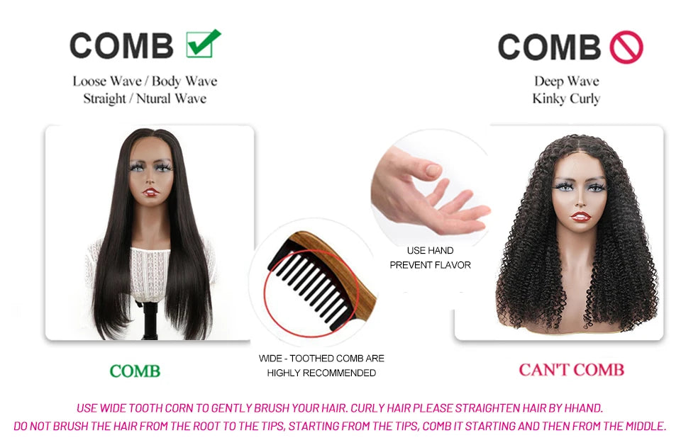 ISEE Hair 9X6  Burmese Curly Glueless Wigs Natural Black Pre Bleached Human Hair  Wig M-Cap Wear Can Go Wig Pre Cut Lace The Hair Plug