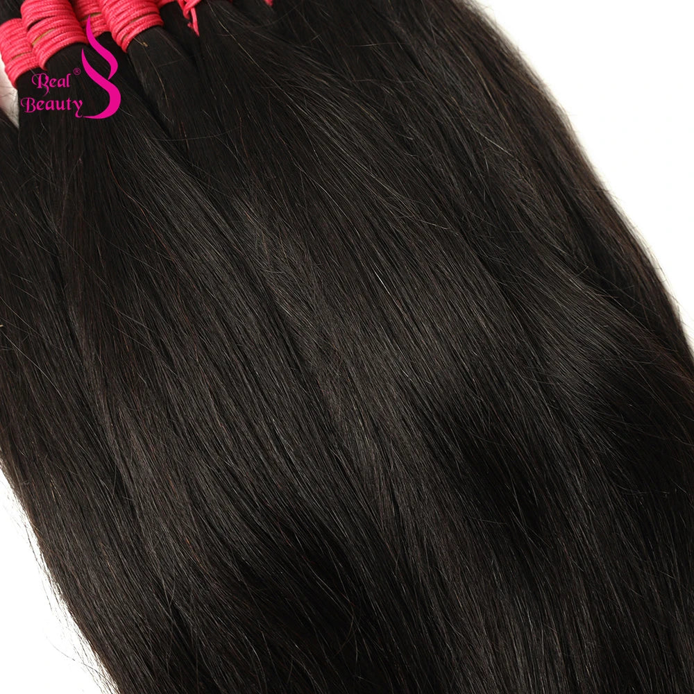Human Braiding Hair No Weft Bulk Hair Bundles 100% Vietnam Virgin Human Hair 50g 100g Natural Straight Black Brown 45-70cm The Hair Plug