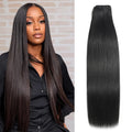 Straight Human Hair Bundles 14A  Remy Raw Virgin Jupade Extensions Bundle, Natural Black 10-30 Inch The Hair Plug