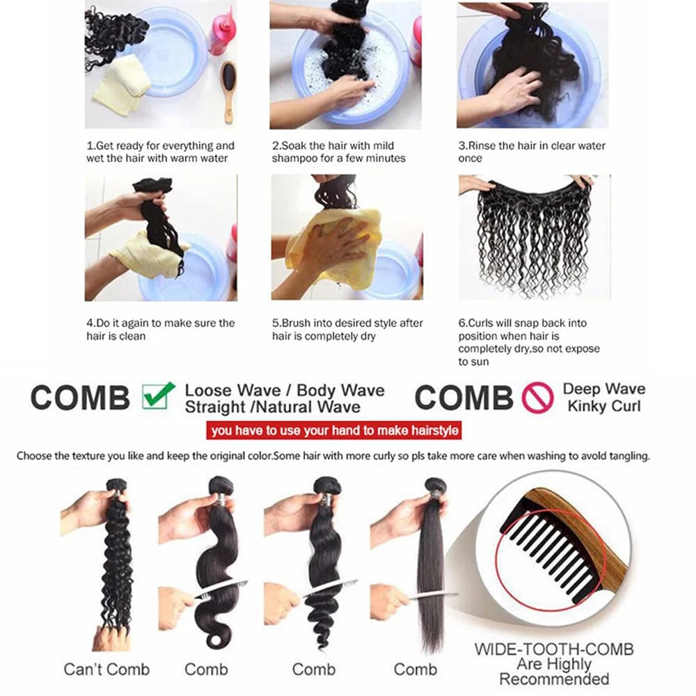 Brazilian Bundles Raw 100% Human Hair Bone Straight Hair Extensions Bulk For Braiding 14-32 Inch Bundles Double Weft Hair Weave The Hair Plug