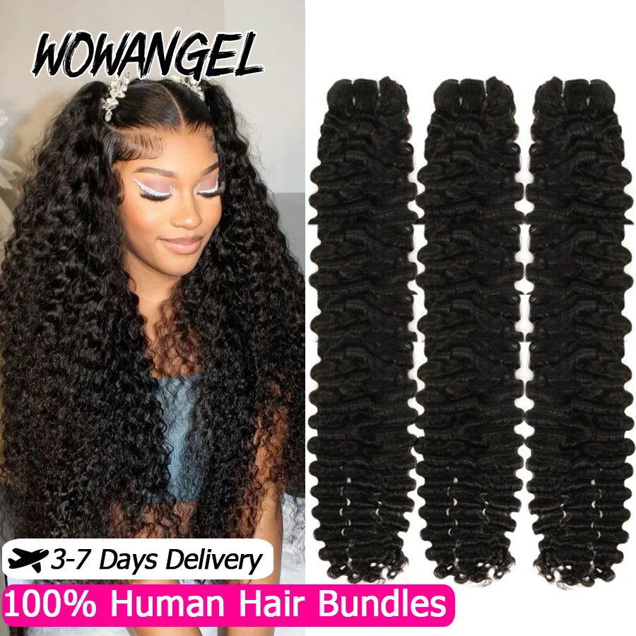 Burmese Curly Bundles Human Hair 1/3/4 PCS 10A Human Hair Bundles 28 30 Inch Brazilian Virgin Hair Extensions Single Bundle The Hair Plug