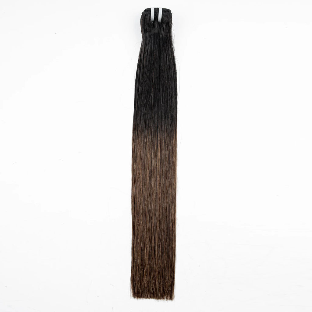 16A Raw Human Hair Bundles Bone Straight Double Drawn Unprocessed Virgin Vietnamese Hair Bundle Extensions Ombre Natural Color The Hair Plug