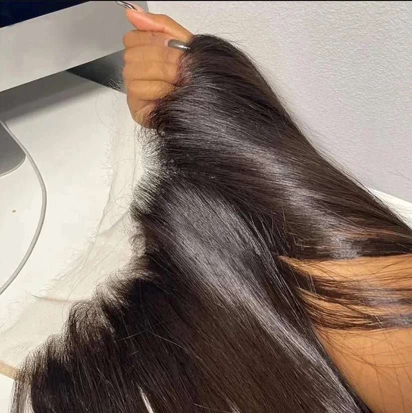 Pre-Plucked Straight & Body Wave 13x4 Transparent Lace Frontal | Remy Human Hair Luxegan