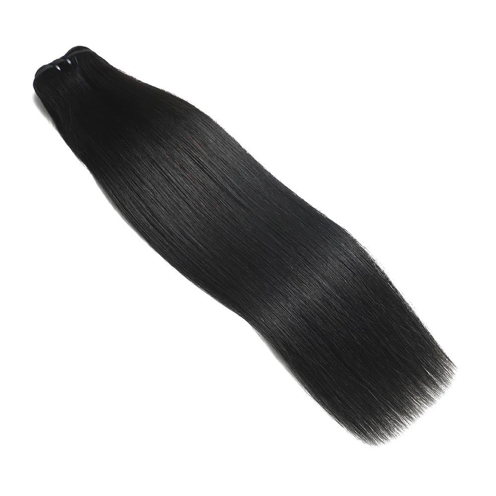 Straight Human Hair Bundles 14A  Remy Raw Virgin Jupade Extensions Bundle, Natural Black 10-30 Inch The Hair Plug