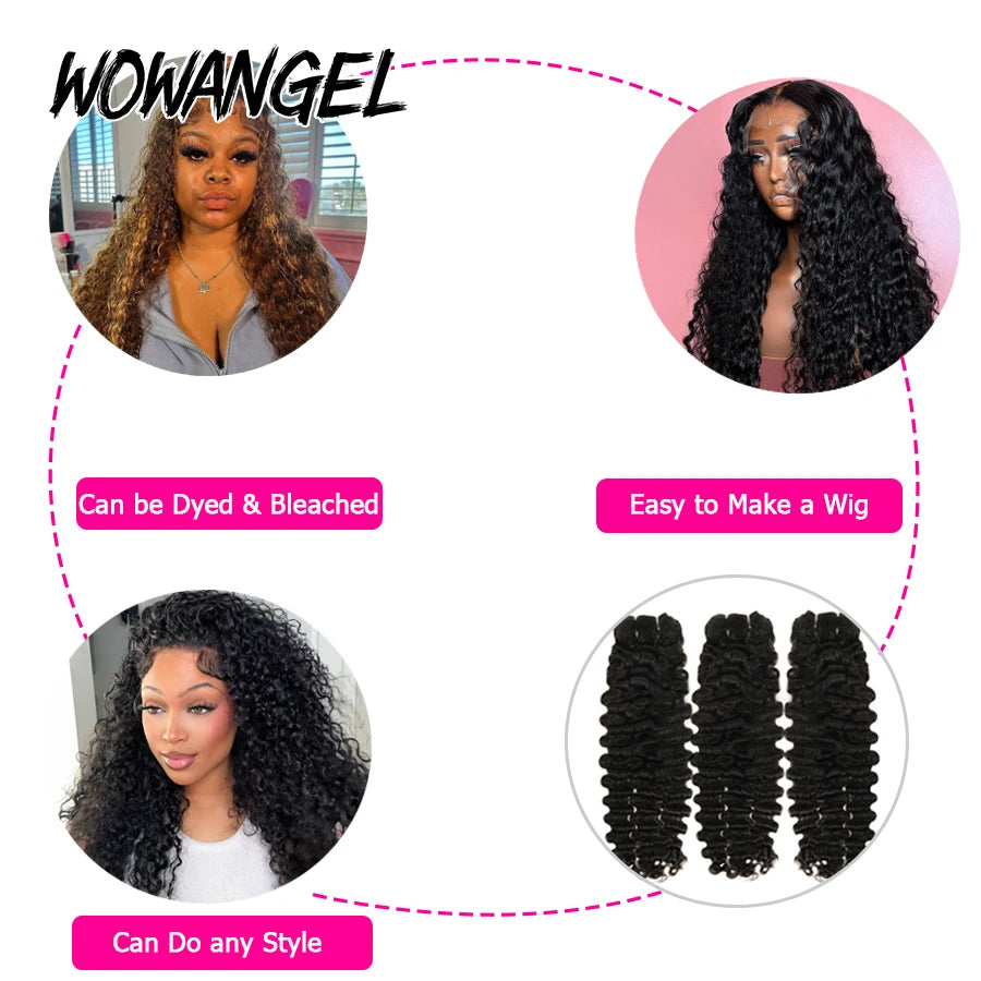 Burmese Curly Bundles Human Hair 1/3/4 PCS 10A Human Hair Bundles 28 30 Inch Brazilian Virgin Hair Extensions Single Bundle The Hair Plug